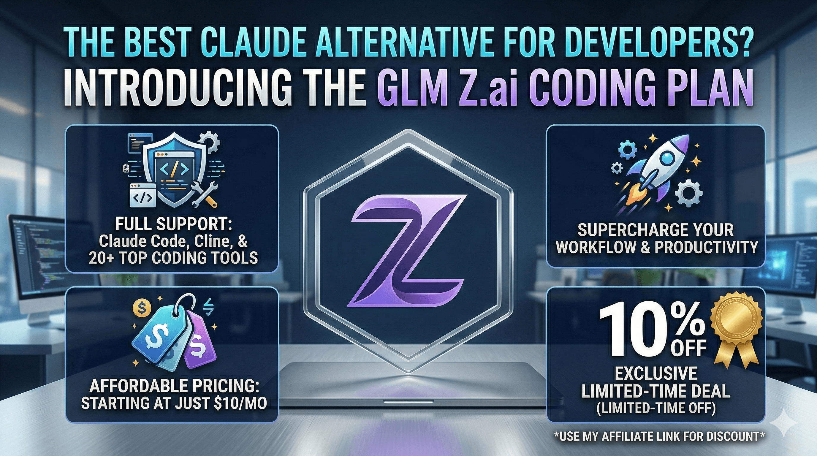 The Best Claude Alternative for Developers: GLM-5 Benchmarks & Z.ai Coding Plan Review